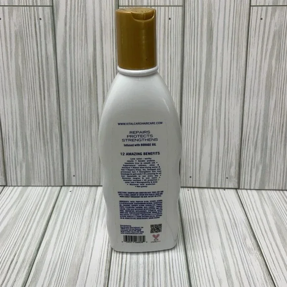 Vital Care 12 in One Leave in Treatment Keratin Enriched Borage Oil 10.2 Oz
